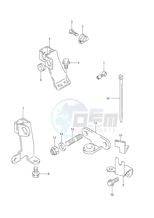 Remocon Cable Holder w/Remote Control image