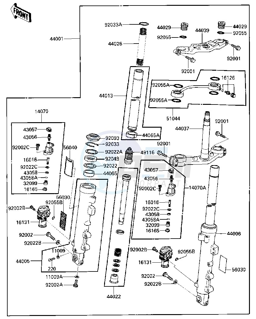 FRONT FORK image