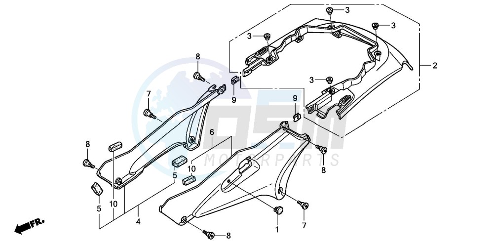 SIDE COVER/REAR COWL image