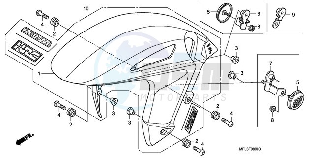 FRONT FENDER image