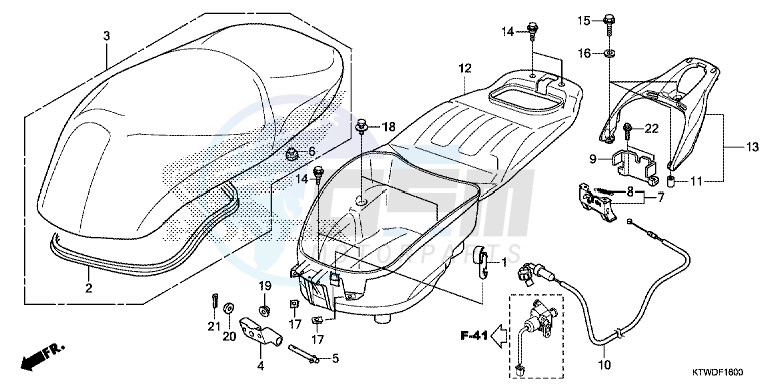 LUGGAGE BOX/SEAT image