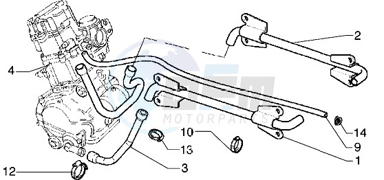 Cooling piping blueprint