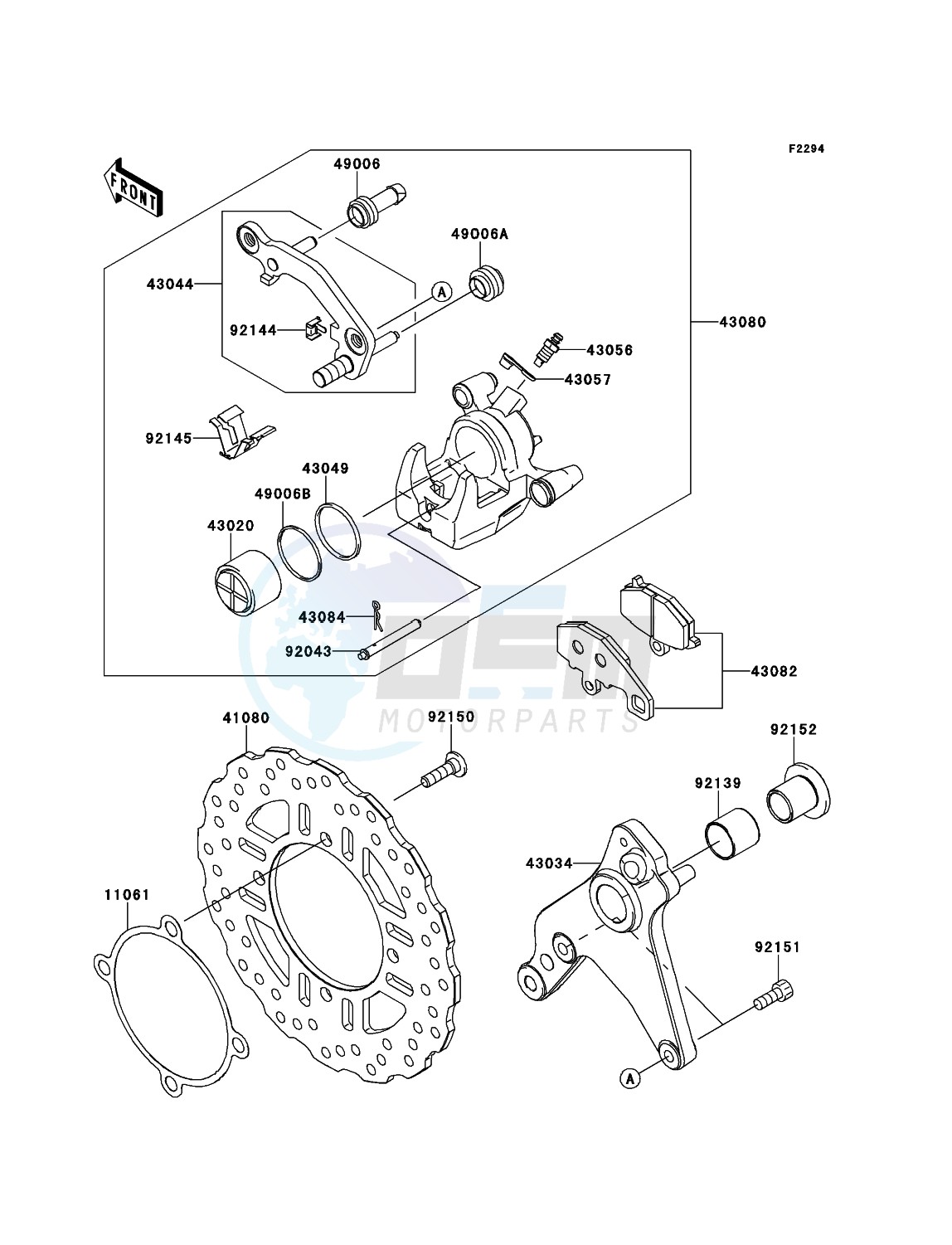 Rear Brake blueprint