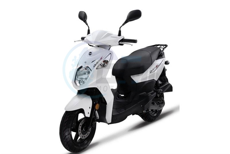 OEM WHITE (WH-8018P) - Sym [Scooter] ORBIT II 50 25KMH (L8) NL / 2018 |  Oemmotorparts