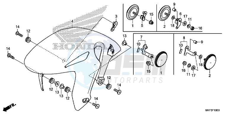 FRONT FENDER image