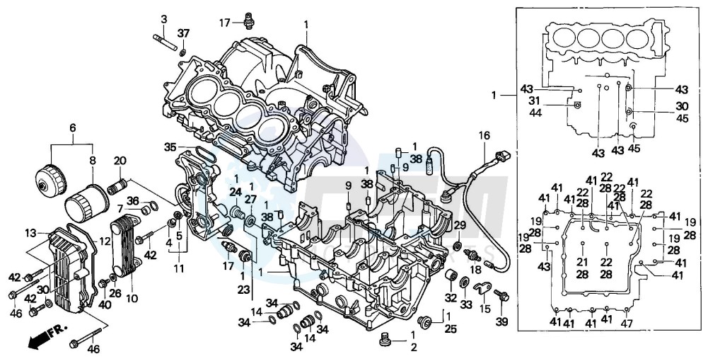 CRANKCASE SET image