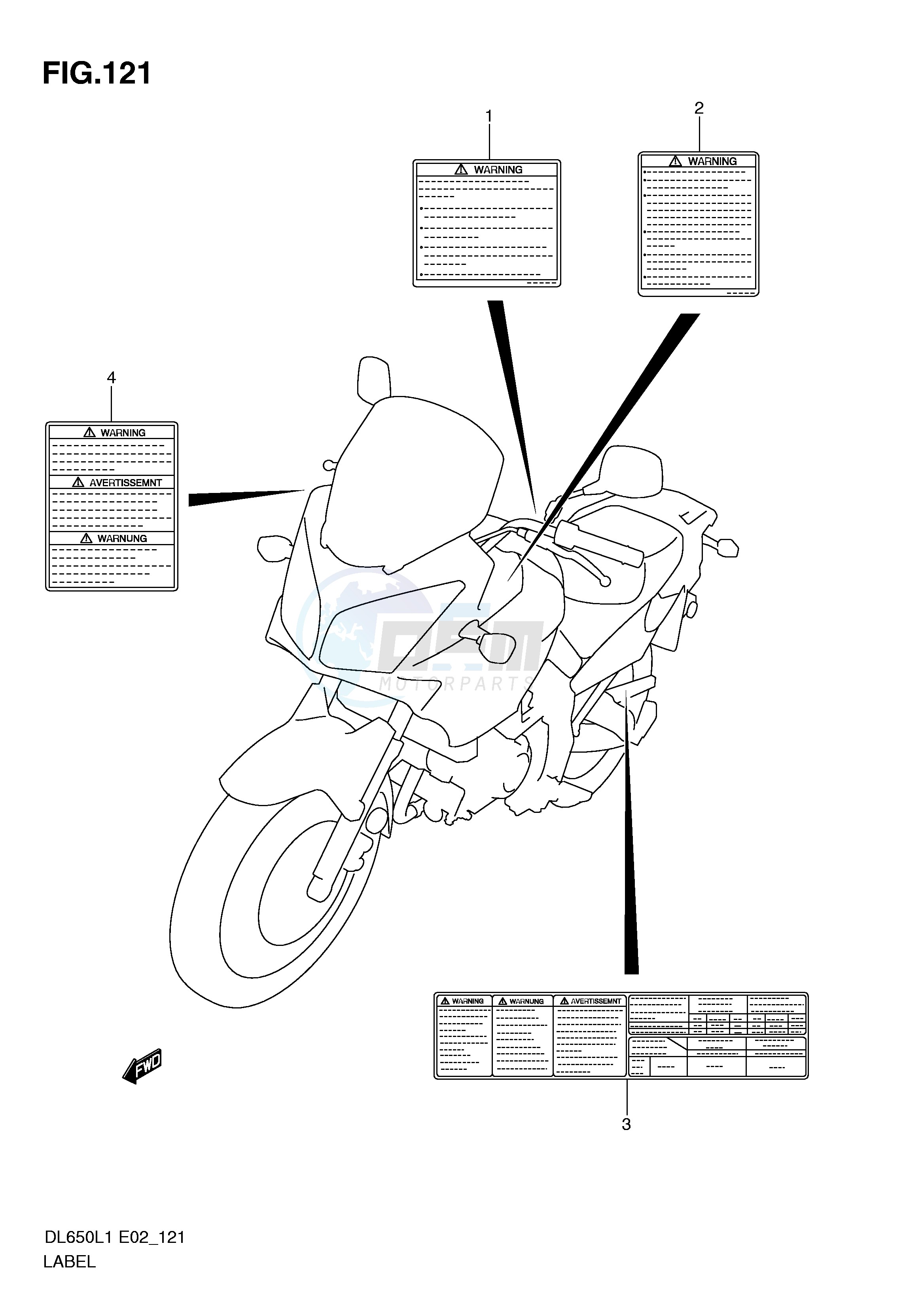 LABEL (DL650L1 E2) blueprint