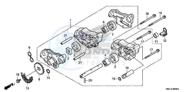 RIGHT CRANKCASE COVER image