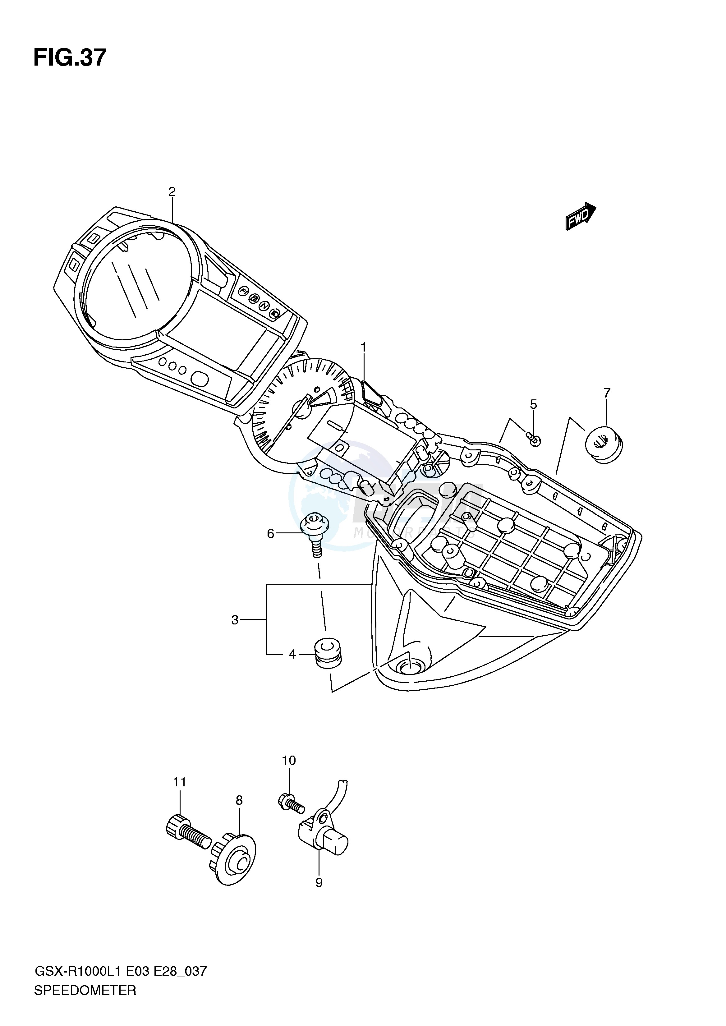 SPEEDOMETER (GSX-R1000L1 E3) image