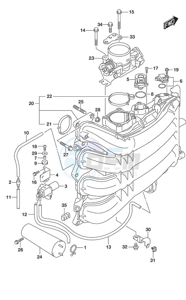 Intake Manifold/Throttle Body image