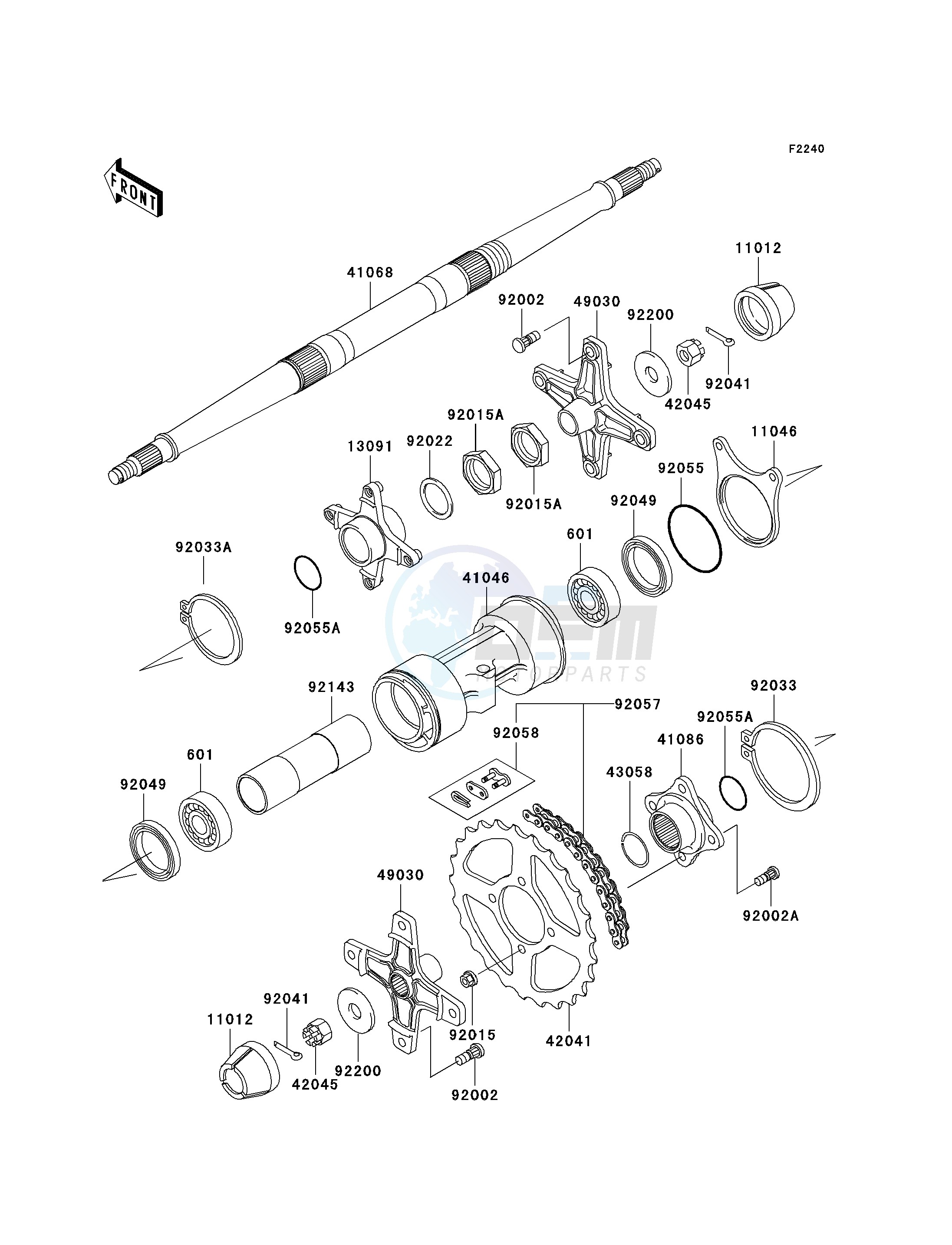 REAR HUB image