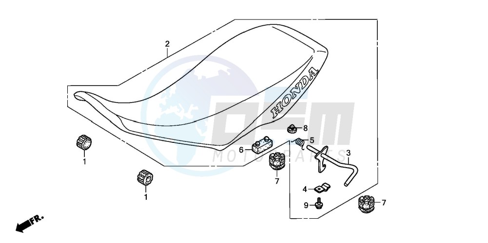 SEAT (TRX250EX6/7/8) blueprint