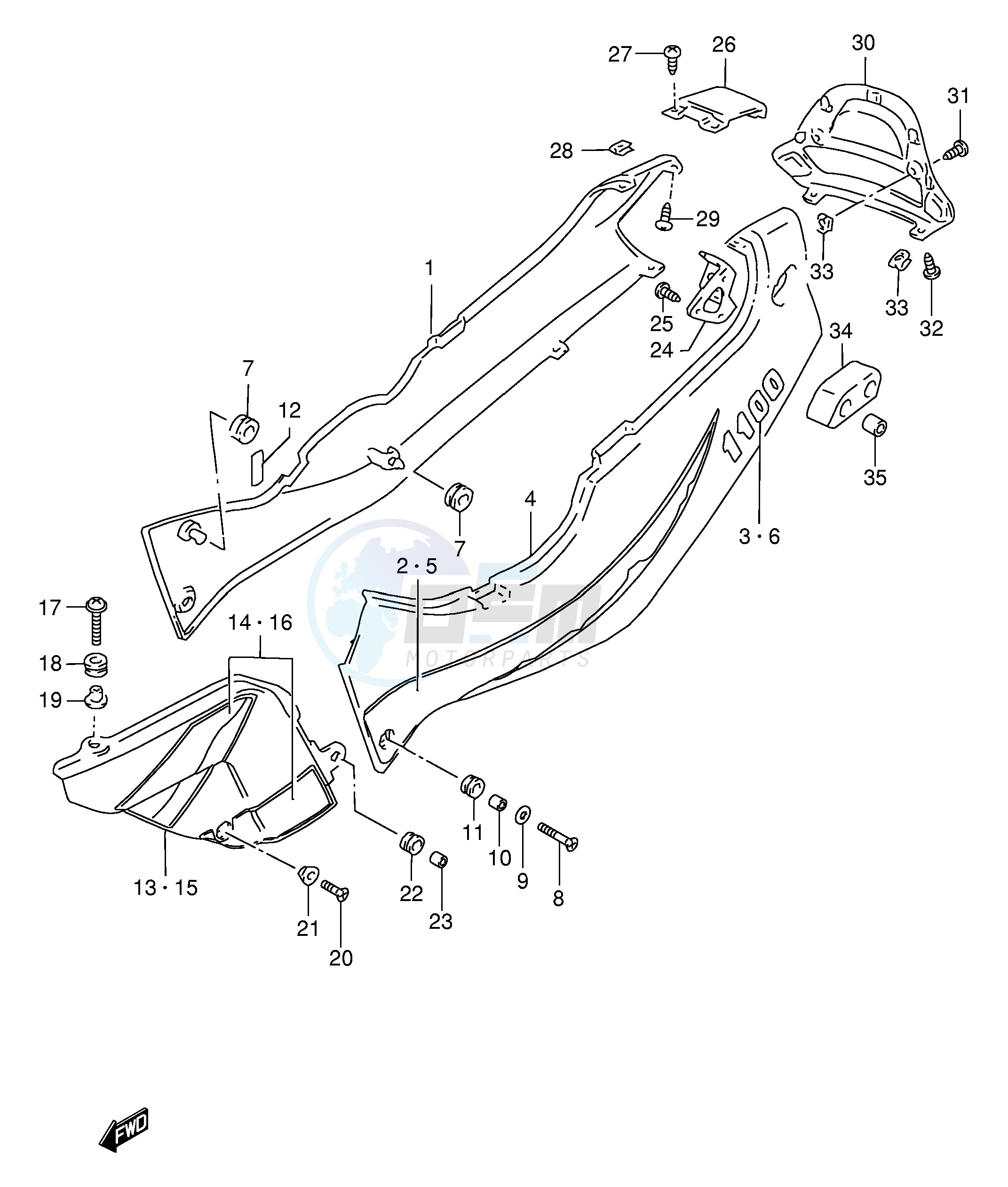 FRAME COVER (MODEL T) image