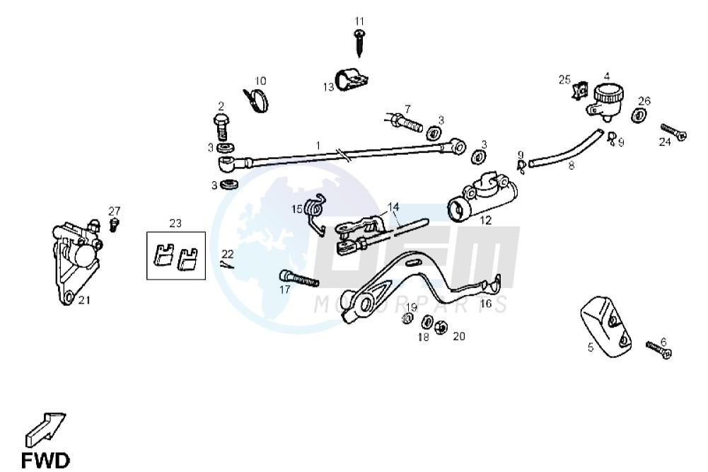 Rear Brake System blueprint