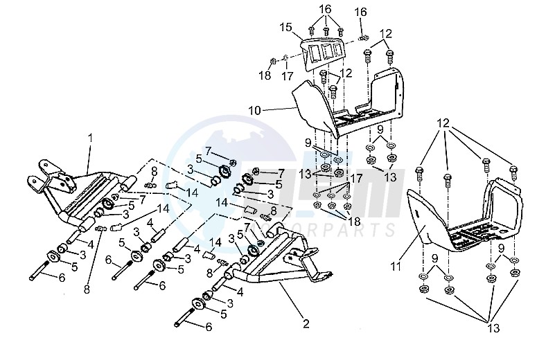 Connect. Elements - Footrest image