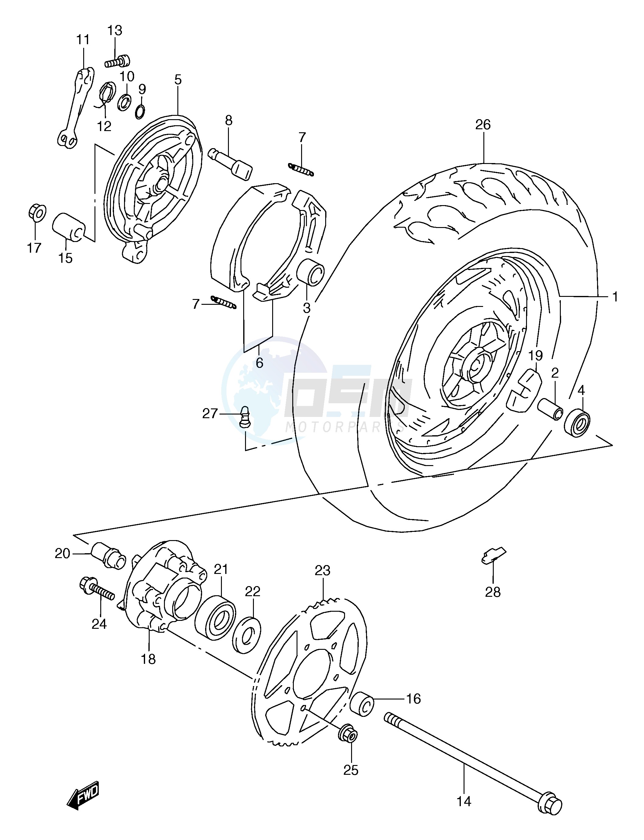 REAR WHEEL image