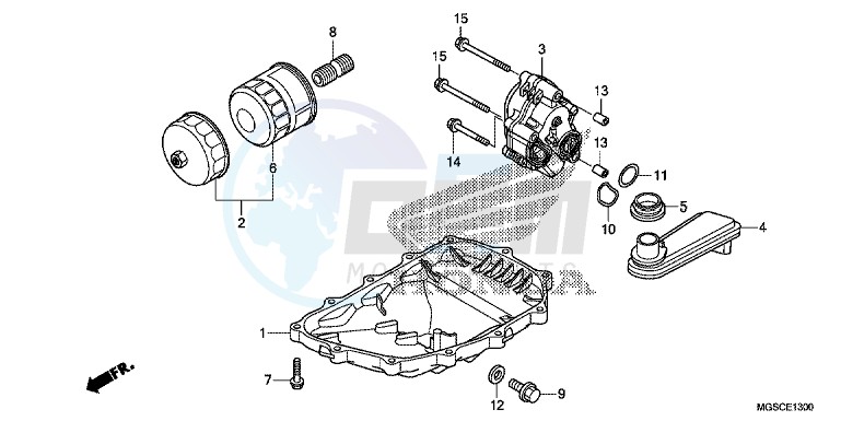 OIL PAN/ OIL PUMP image