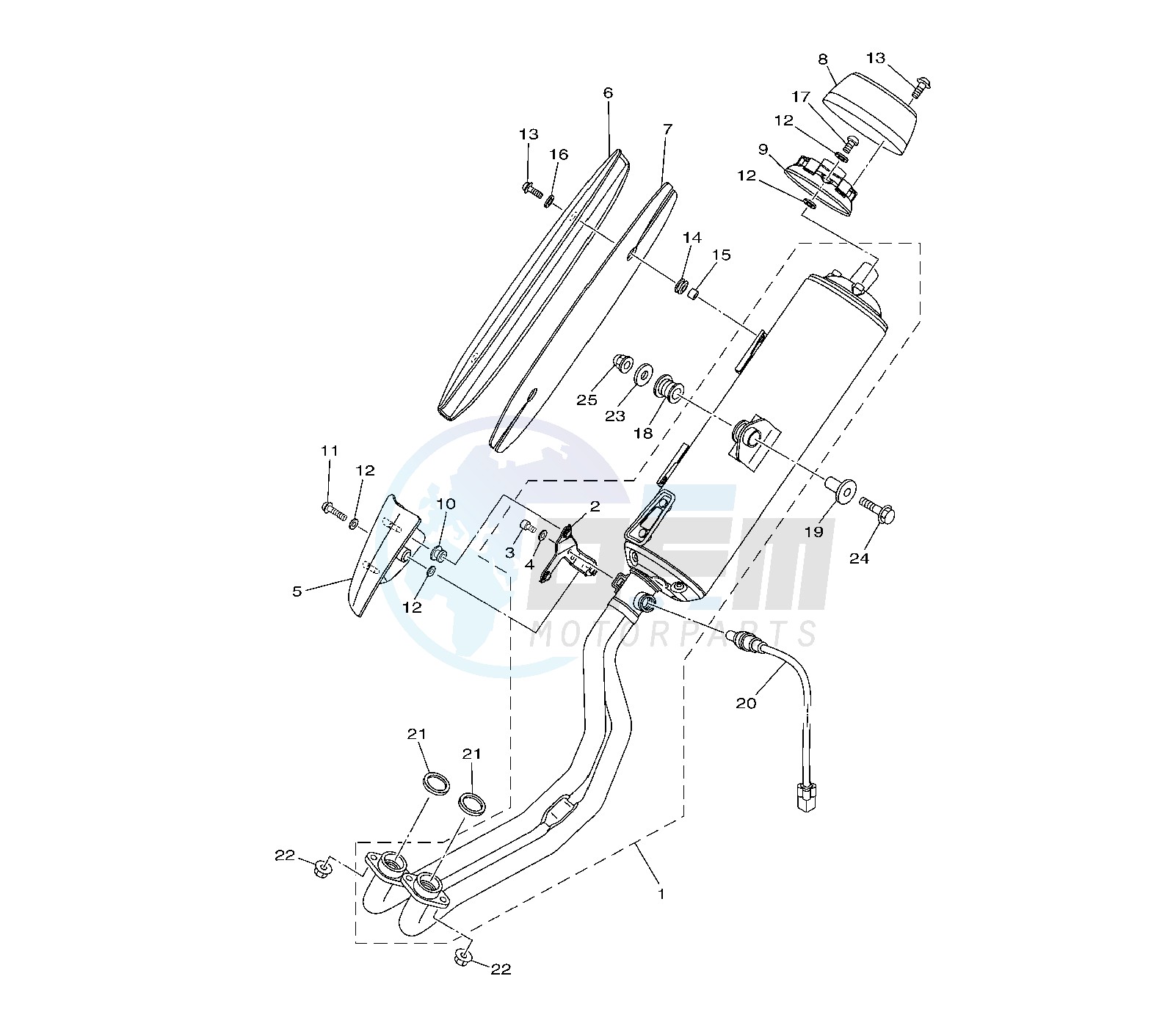 EXHAUST 4B56 image