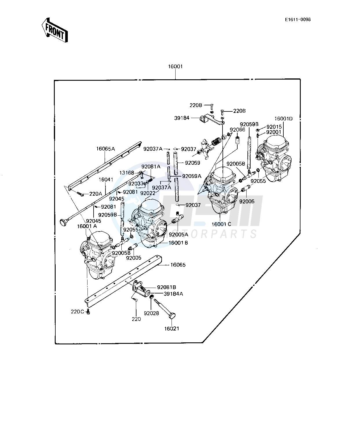 CARBURETOR ASSY -- KZ1000-J3- - -- CANADA- - image