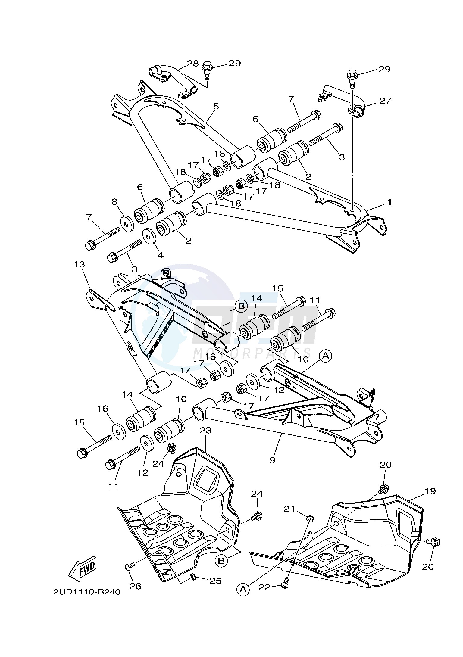 REAR ARM blueprint