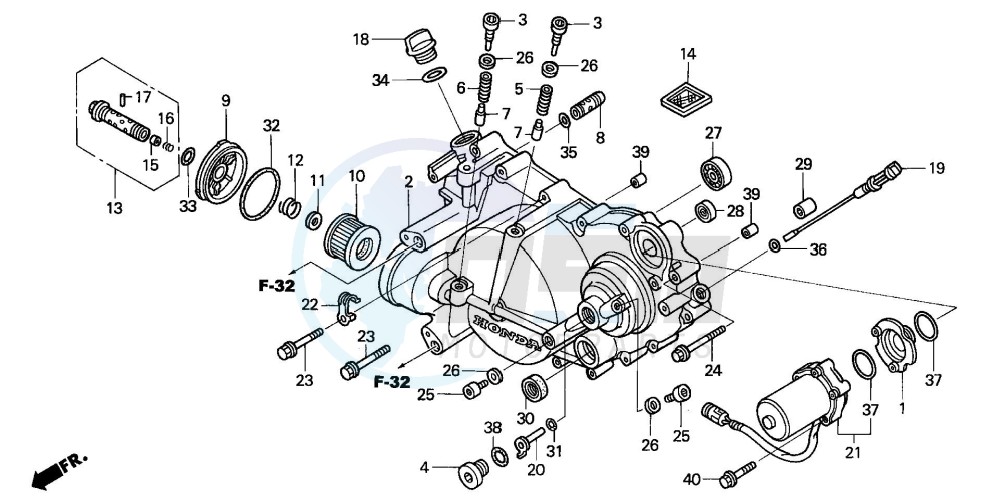 FRONT CRANKCASE COVER image