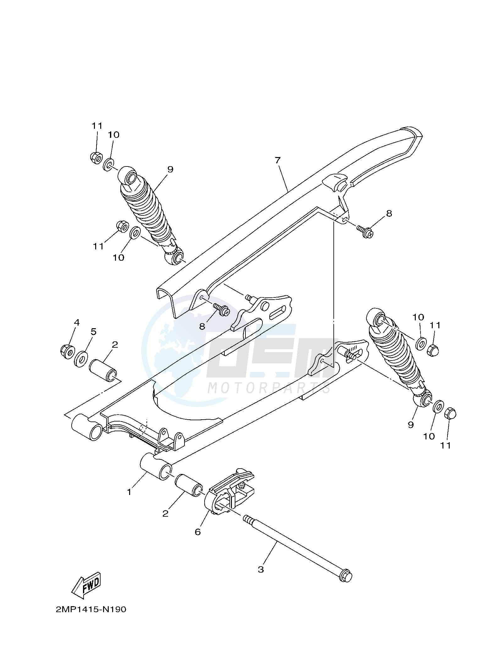 REAR ARM & SUSPENSION image