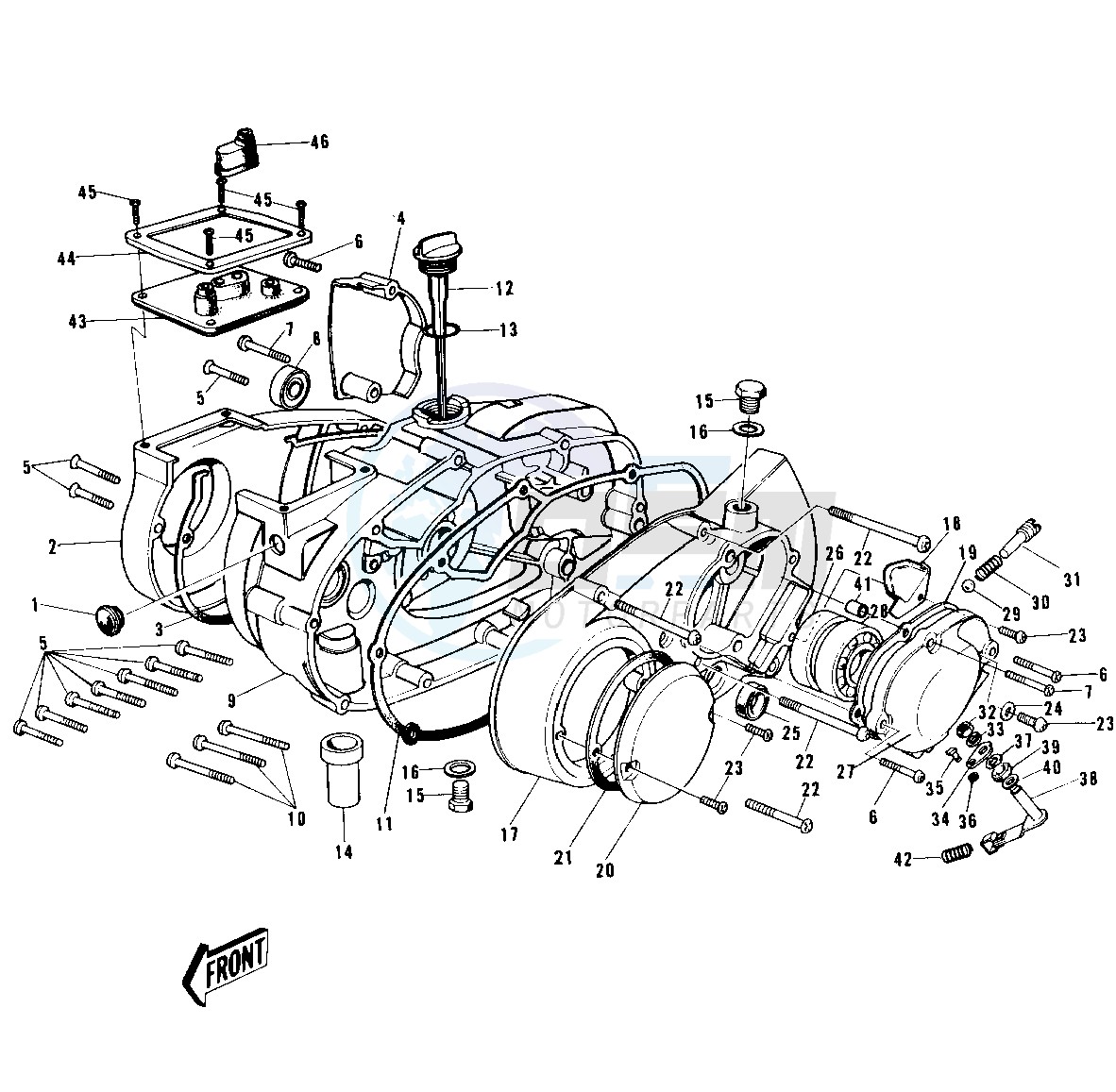 ENGINE COVERS G4TR-B_C 1_2 -- 70-73- - blueprint
