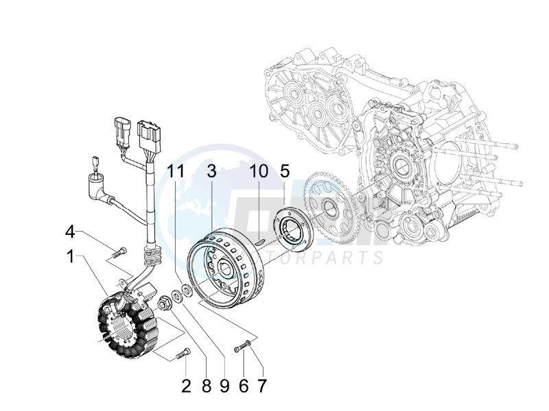 Flywheel magneto image