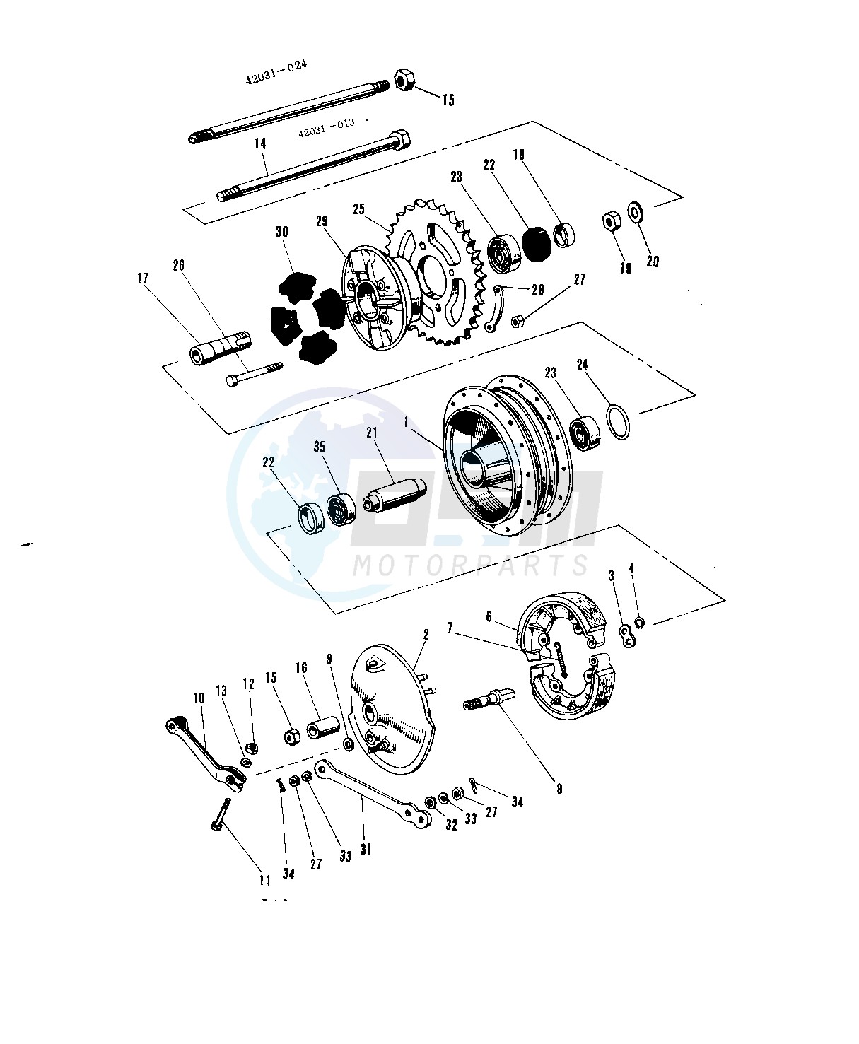 REAR HUB_BRAKE image