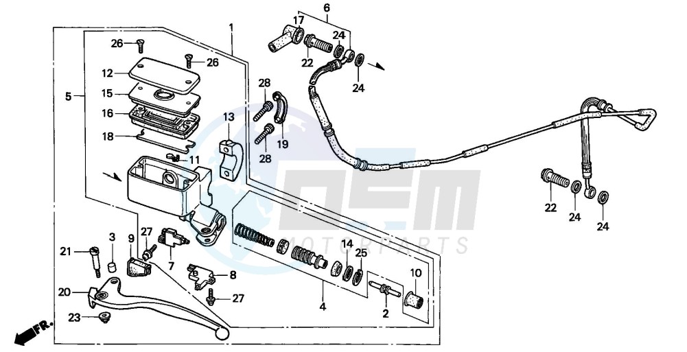 CLUTCH MASTER CYLINDER image