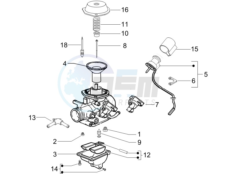 Carburetor's components image