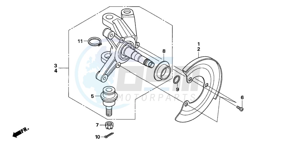 KNUCKLE (TRX500TM) blueprint