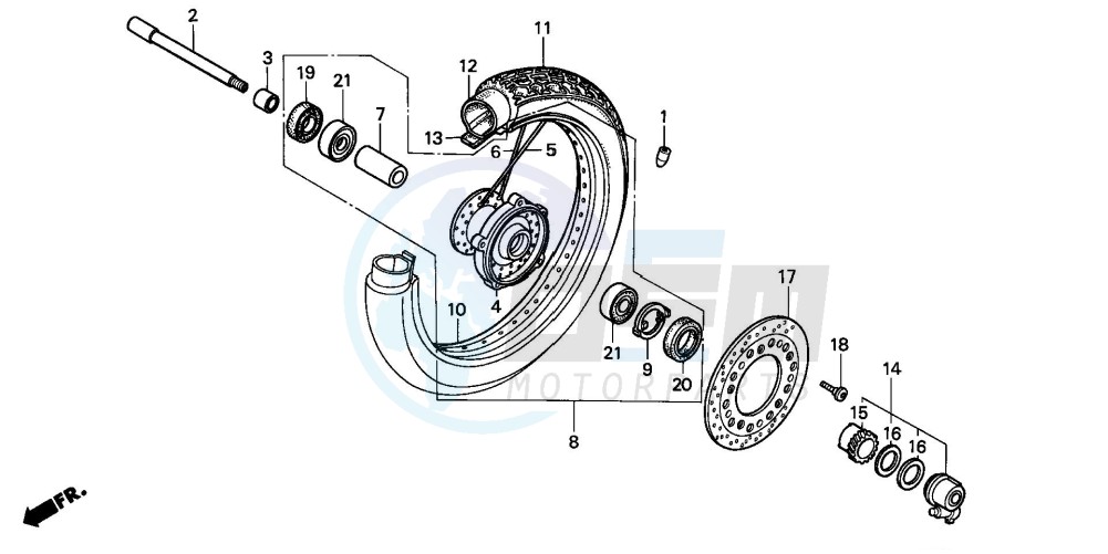 FRONT WHEEL image