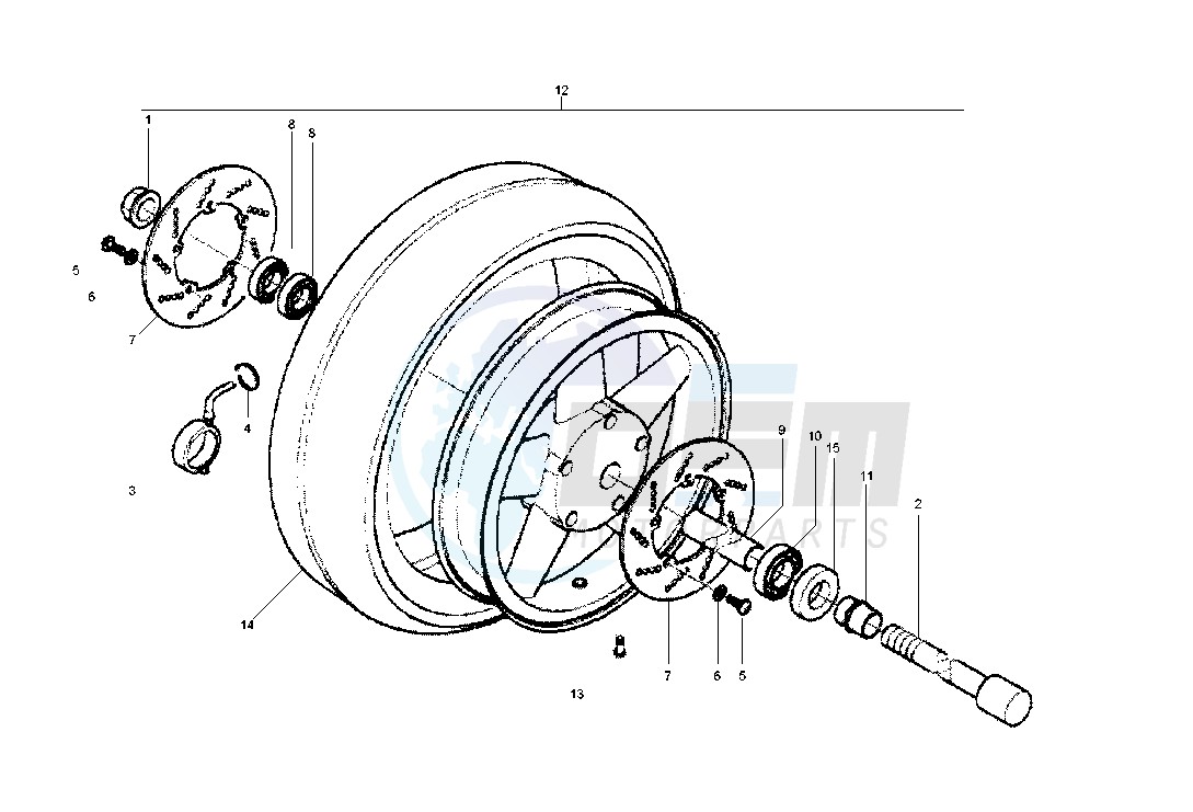 Front wheel image