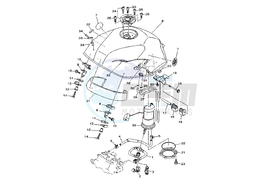 FUEL TANK MY03-04 image