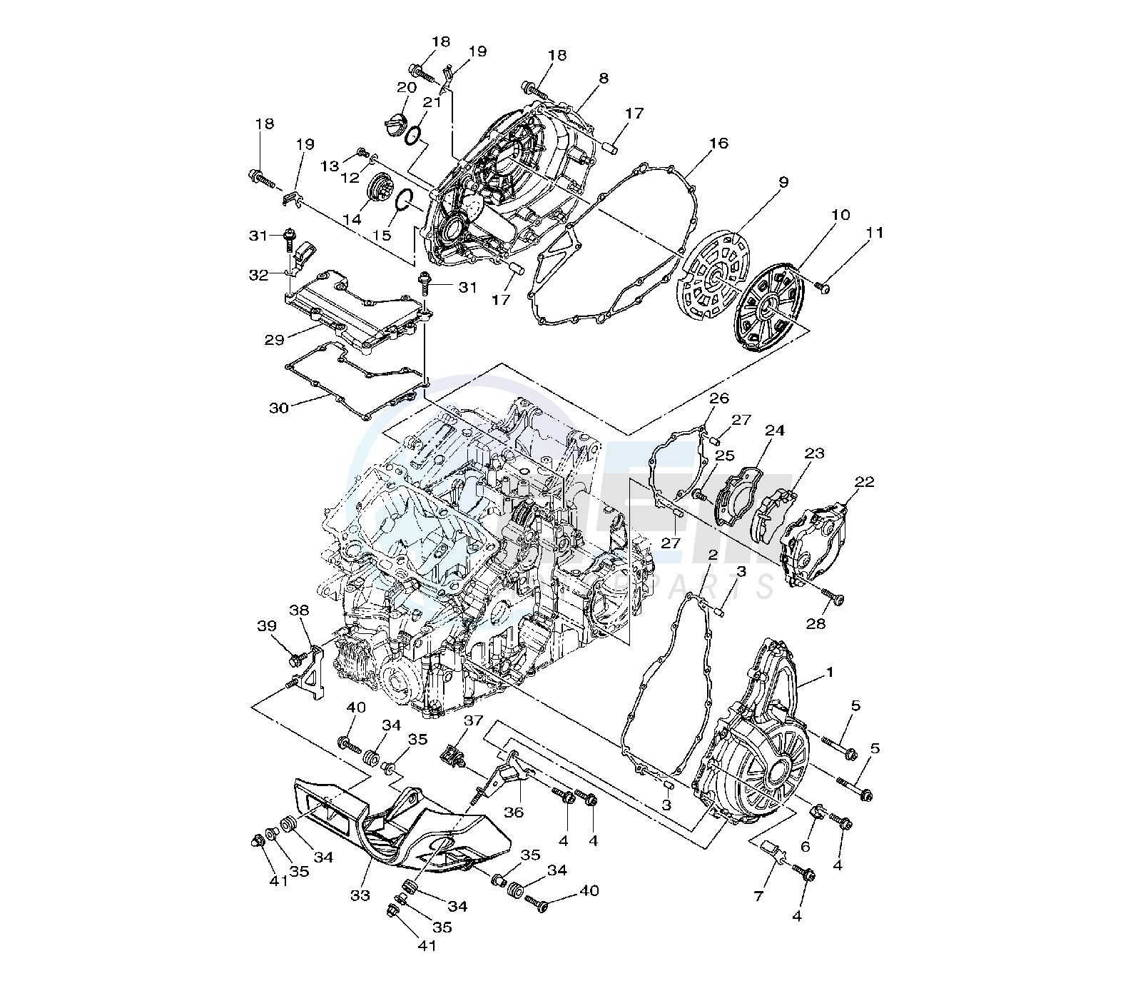 CRANKCASE COVER image