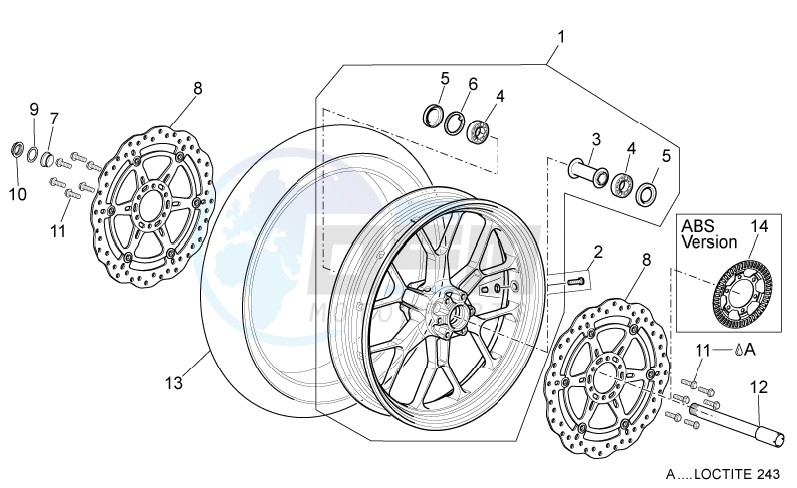 Front wheel image