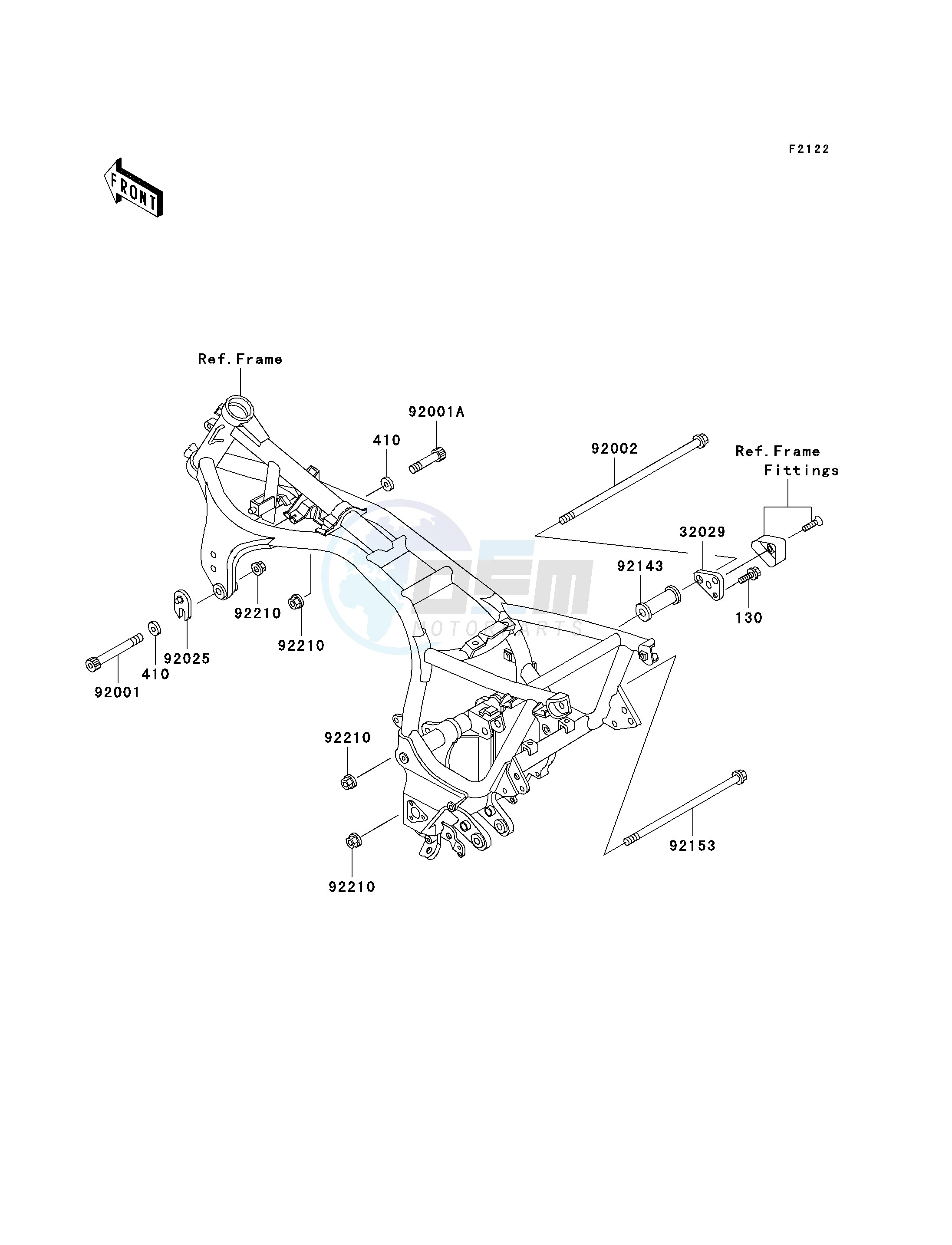 ENGINE MOUNT blueprint