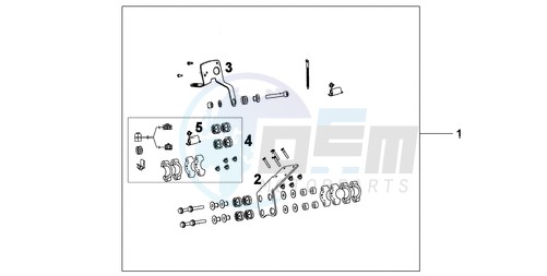 MC NAVI BRACKET CBF600 image