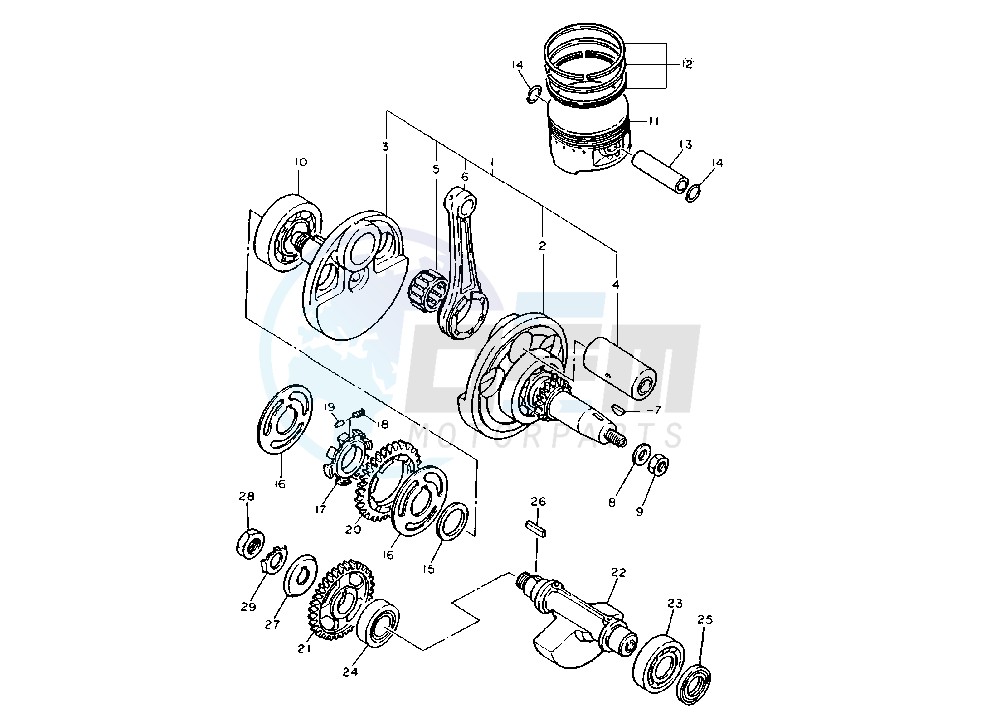 CRANKSHAFT PISTON image