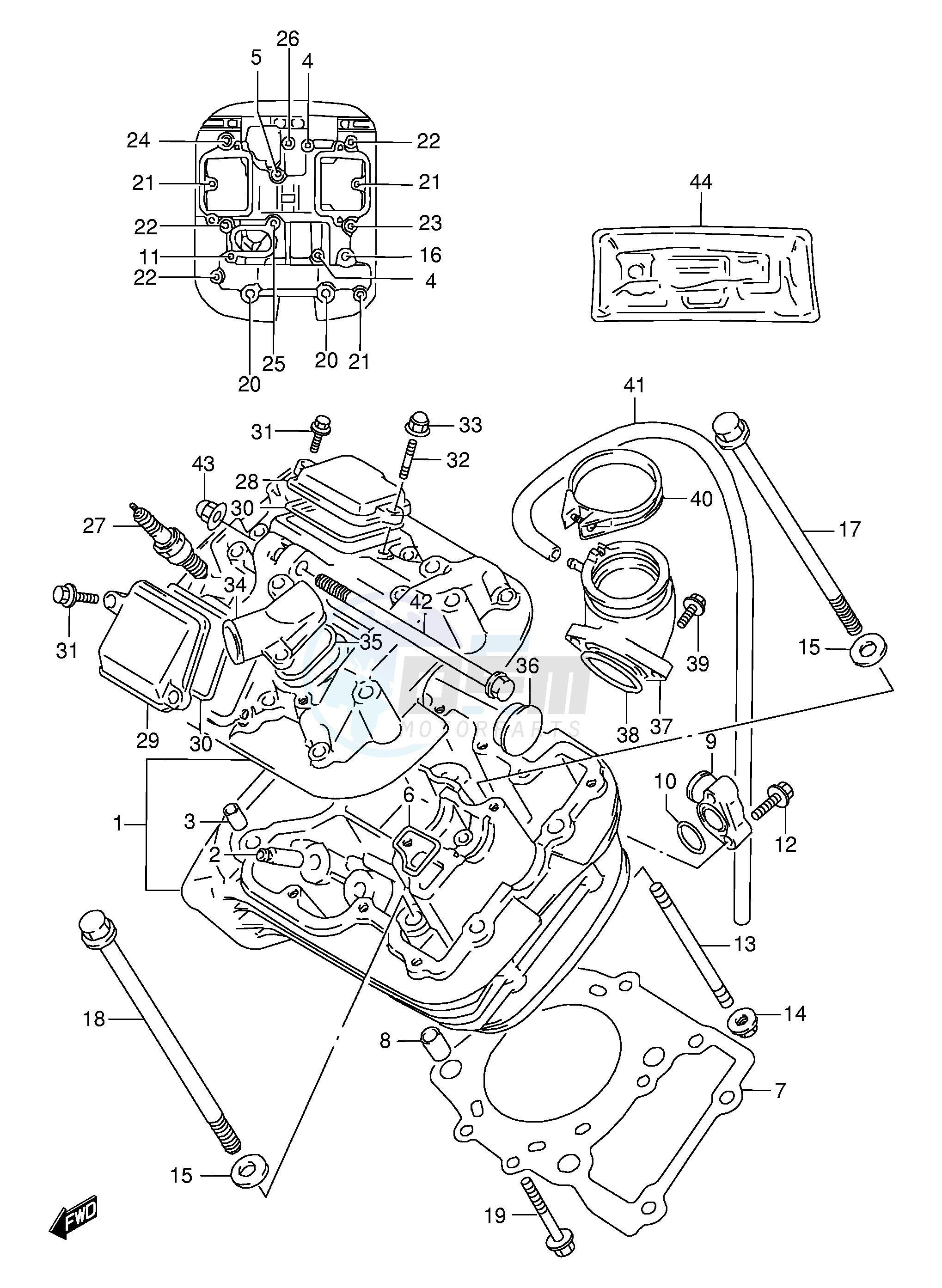 CYLINDER HEAD (FRONT) image