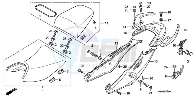 SEAT/SEAT COWL blueprint