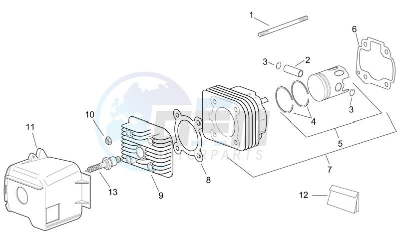 Cilinder head blueprint