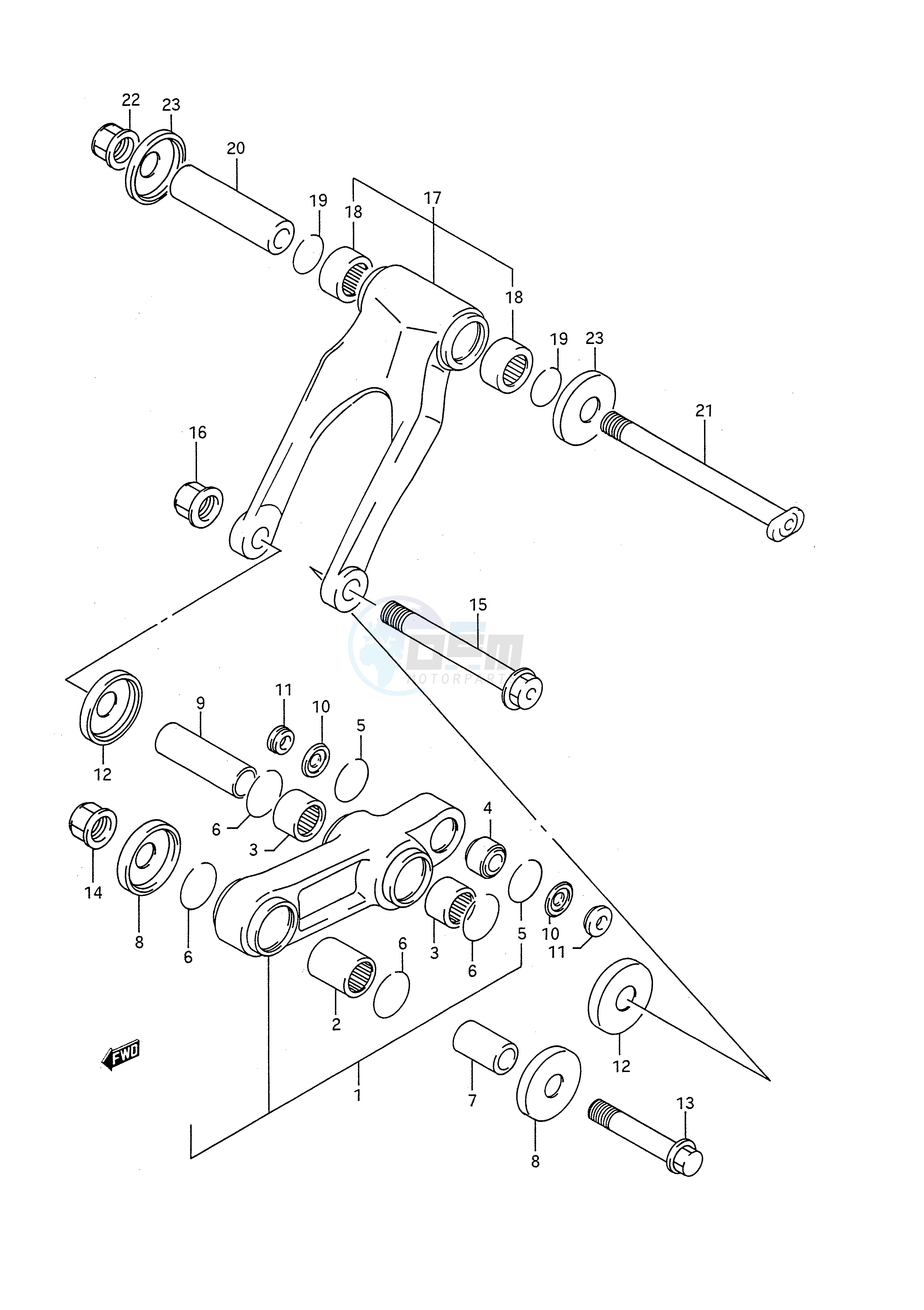 CUSHION LEVER (MODEL N) image