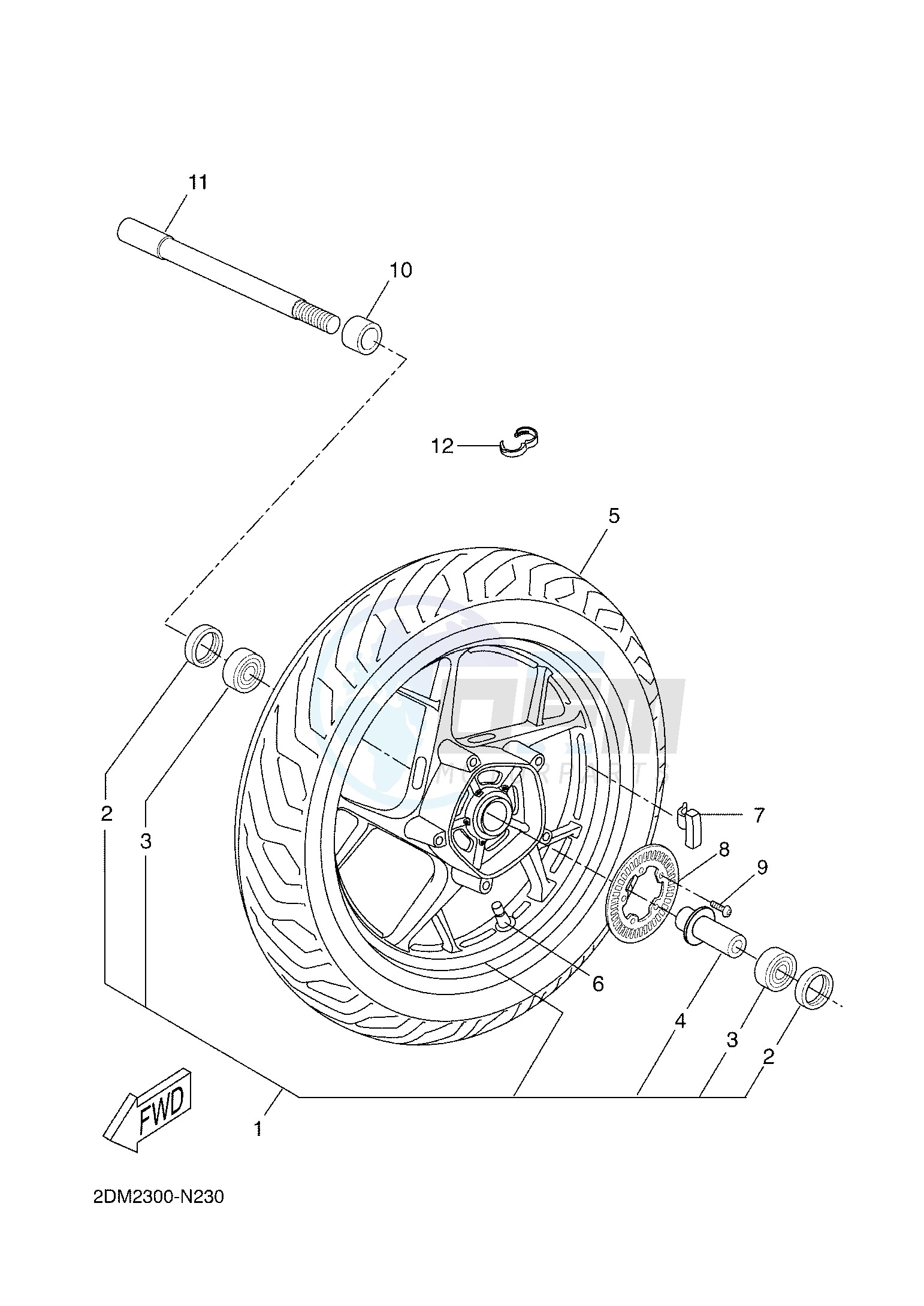 FRONT WHEEL image