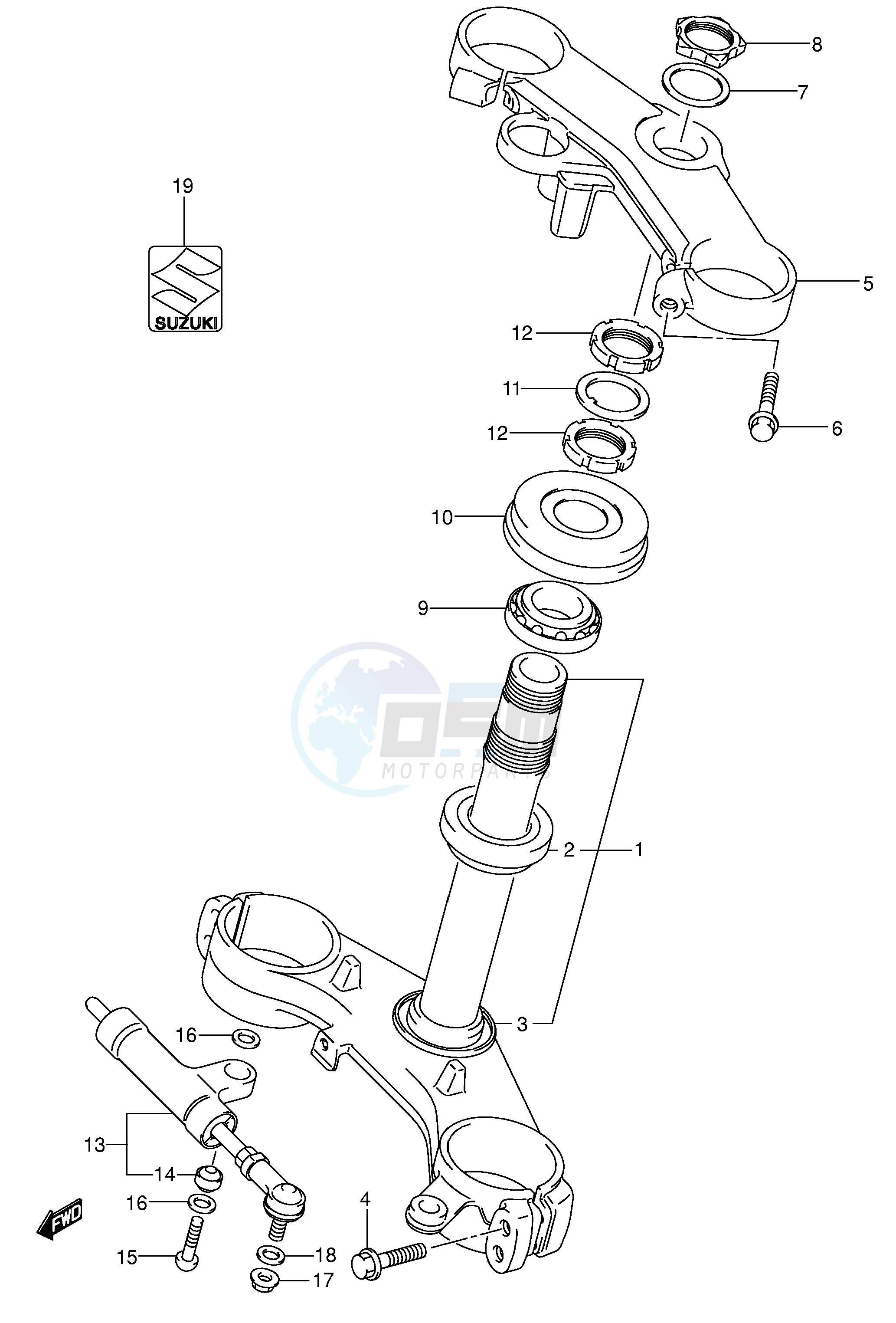 STEERING STEM image