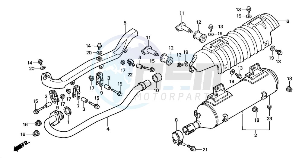 EXHAUST MUFFLER image