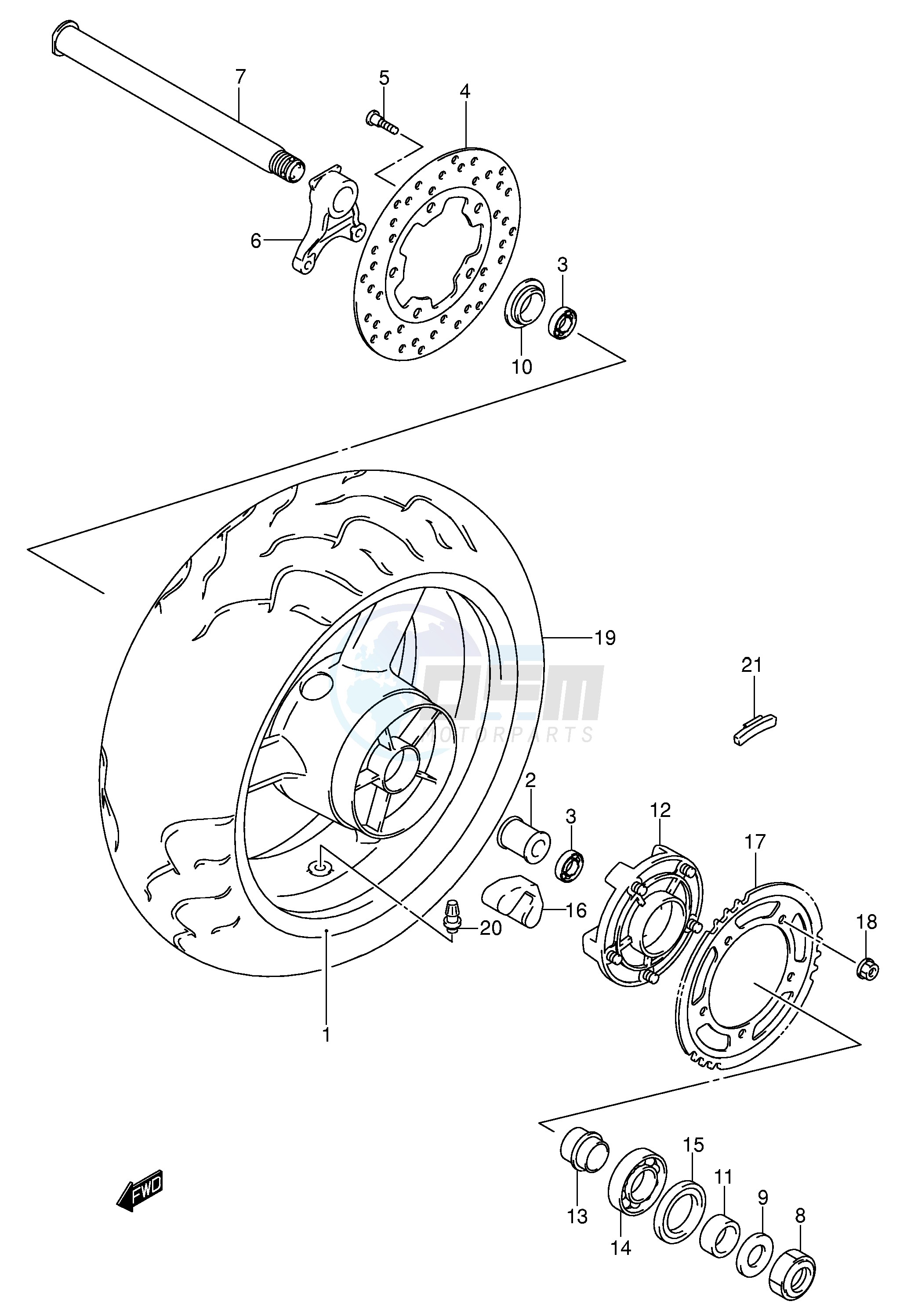 REAR WHEEL image