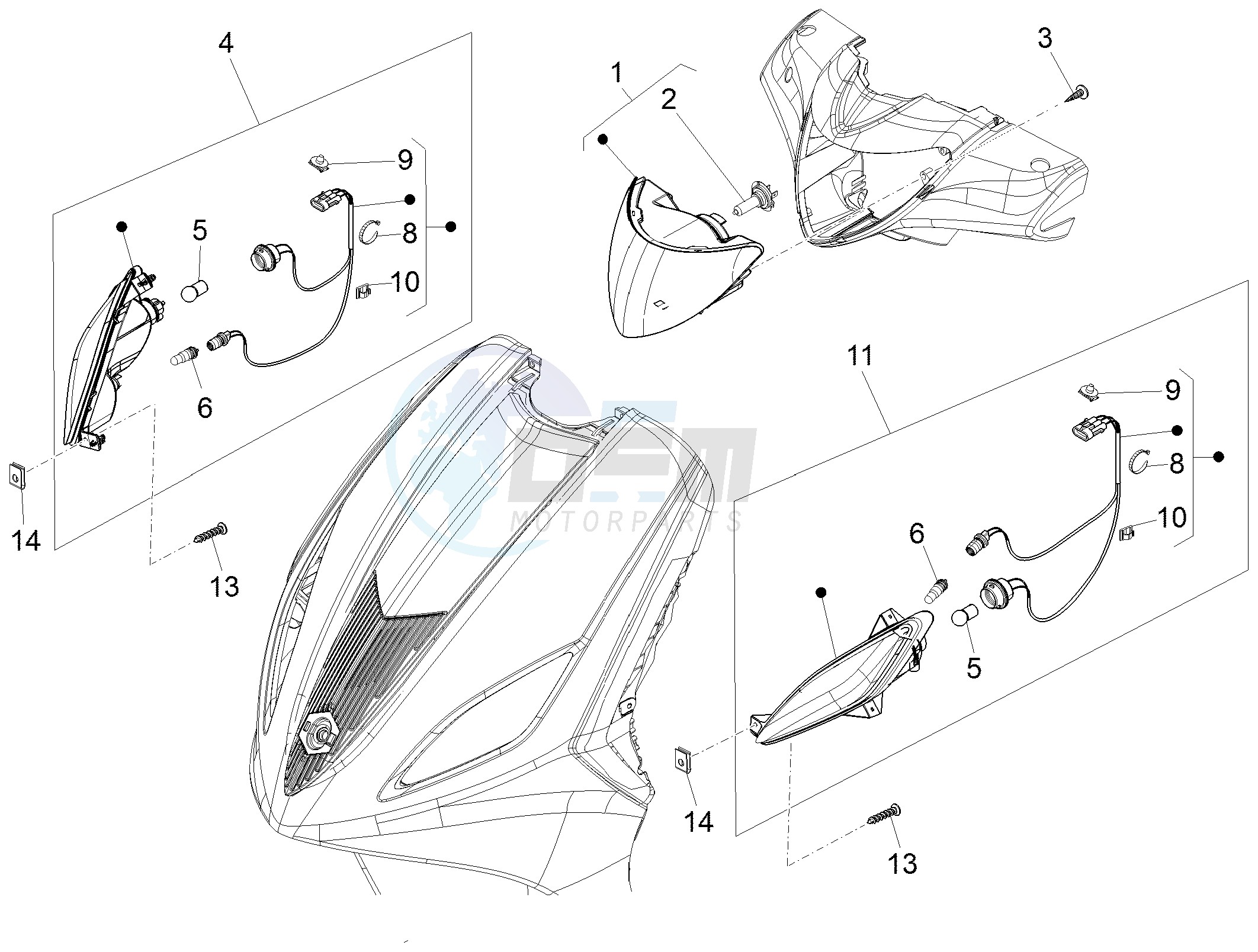 Head lamp - Turn signal lamps image