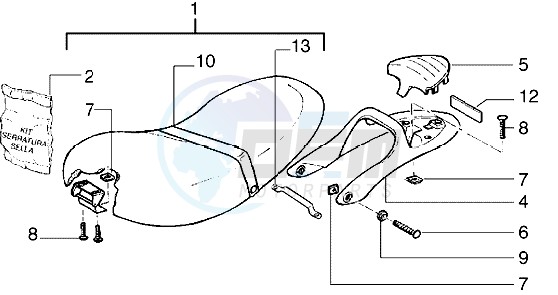 Saddle - carrier image